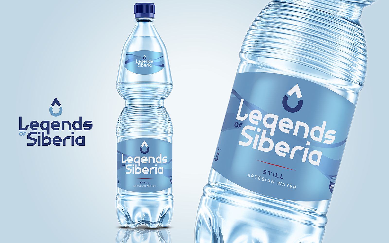 西安天然饮用水包装设计(图2)