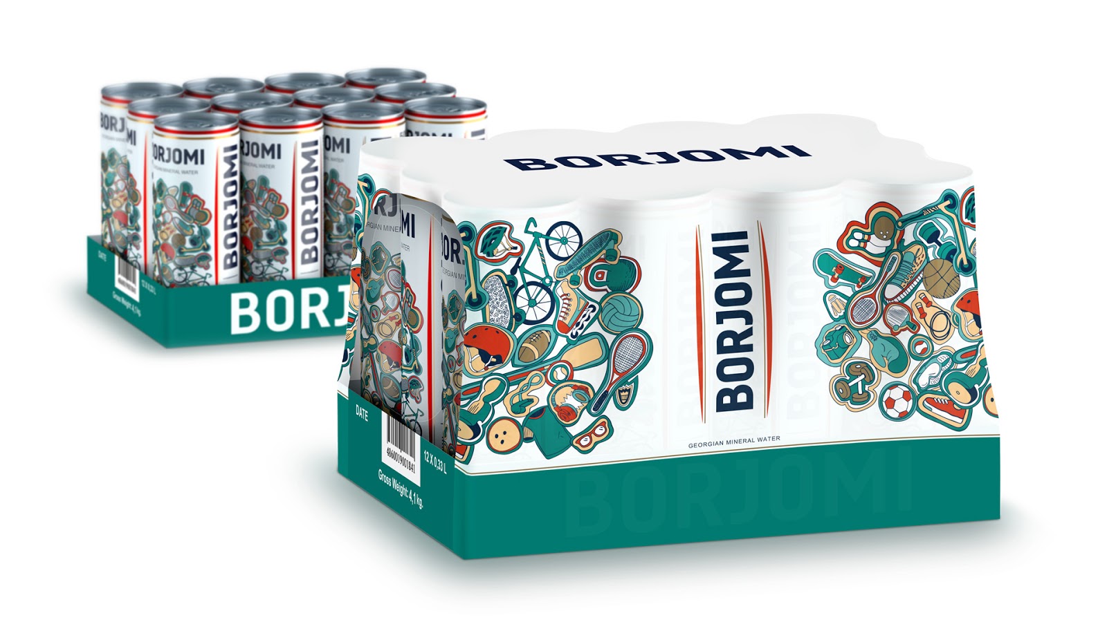 矿泉水包装设计vi设计欣赏(图11)