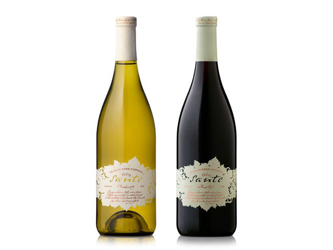 将葡萄酒标设计的像葡萄叶子(图1)