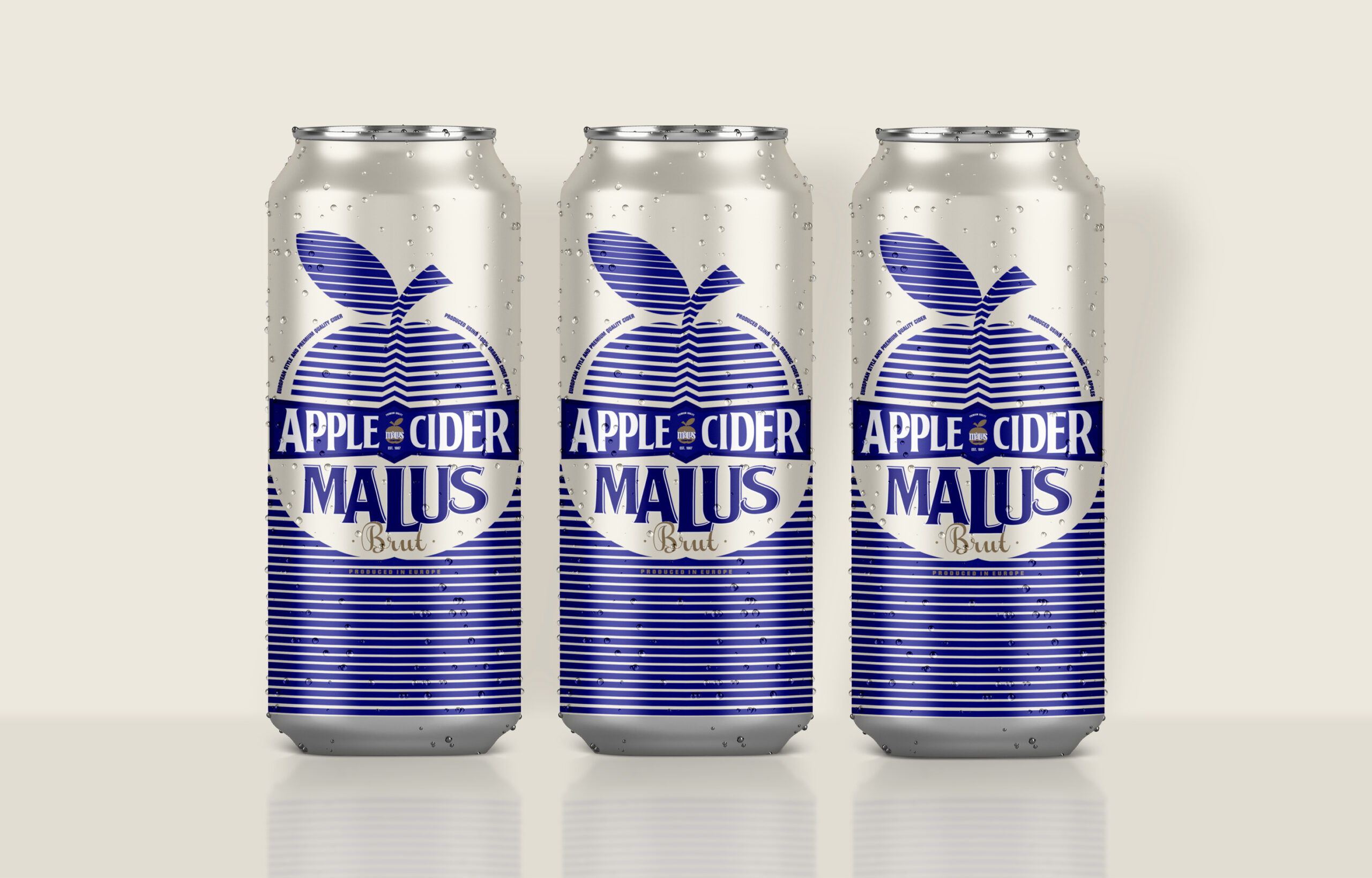 手绘图案和简约风格结合的苹果酒包装设计(图4)