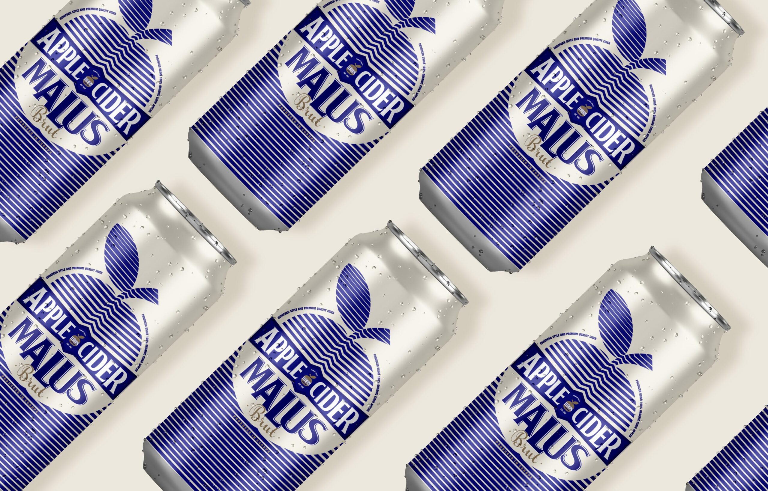 手绘图案和简约风格结合的苹果酒包装设计(图5)