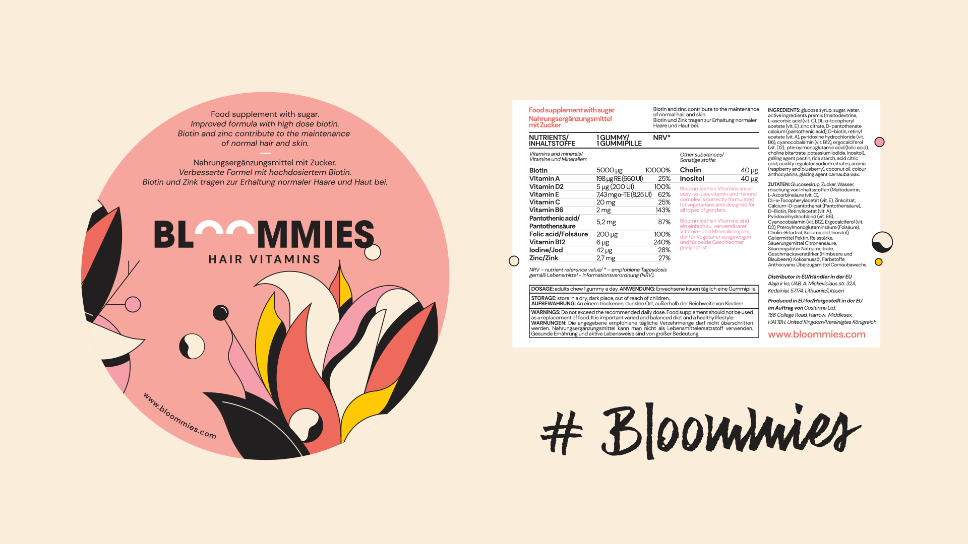 BLOOMIES头发护理产品包装设计(图3)