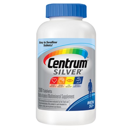 Centrum 善存 中老年男性复合维生素 200粒保健产品包装创意设计欣赏(图3)