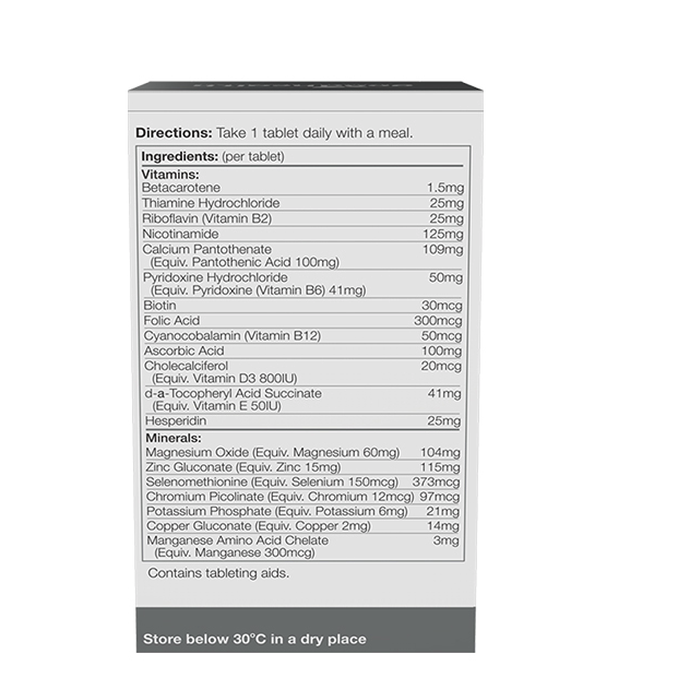 goodhealth 好健康 男士复合维生素片 60片保健产品包装创意设计欣赏(图2)