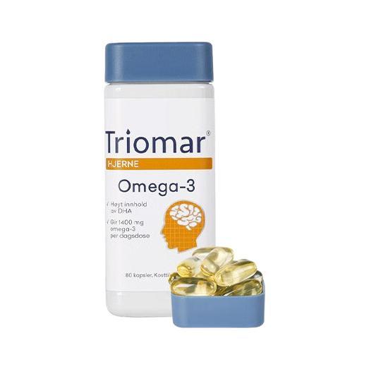 Triomar 大脑鱼油 80粒保健产品包装创意设计欣赏(图1)