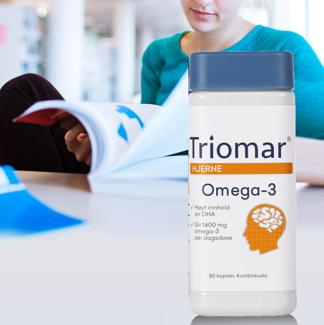 Triomar 大脑鱼油 80粒保健产品包装创意设计欣赏(图4)