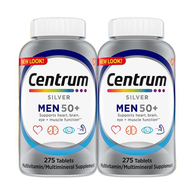 Centrum 善存 中老年男性复合维生素 275粒*2瓶保健产品包装创意设计欣赏(图1)