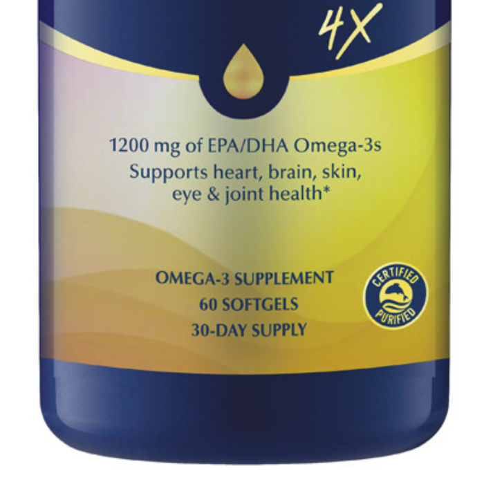 GNC 健安喜 四倍浓缩铂金鱼油 60粒保健产品包装创意设计欣赏(图2)