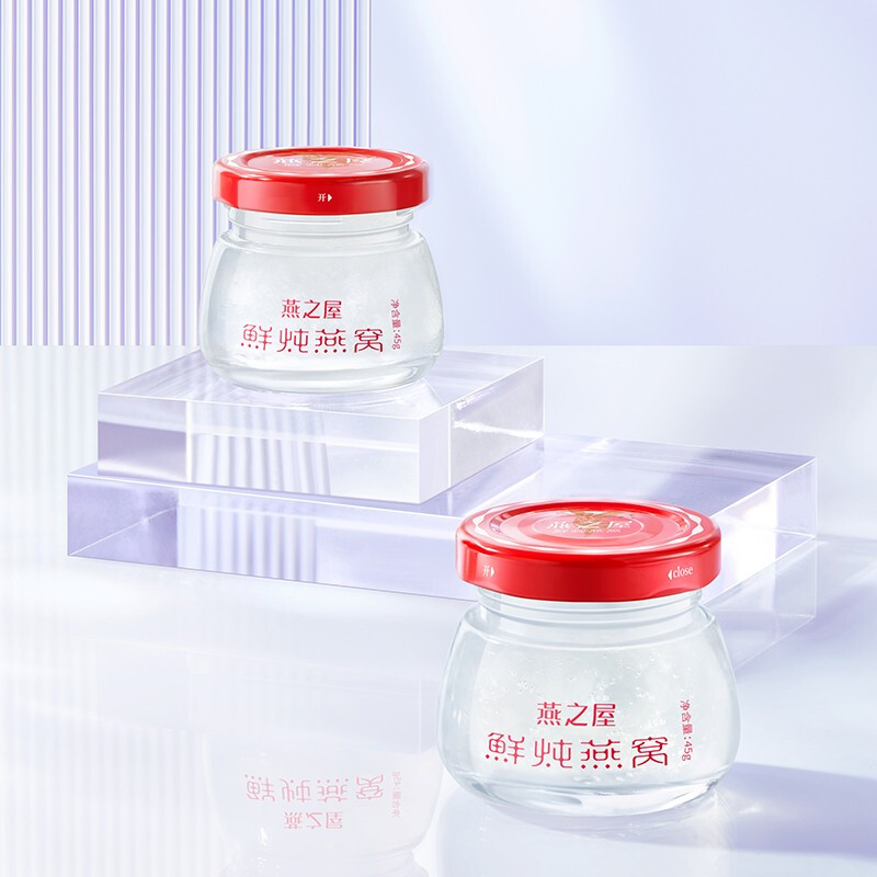 燕之屋 无糖款 鲜炖燕窝 45g*336瓶保健产品包装创意设计欣赏(图3)