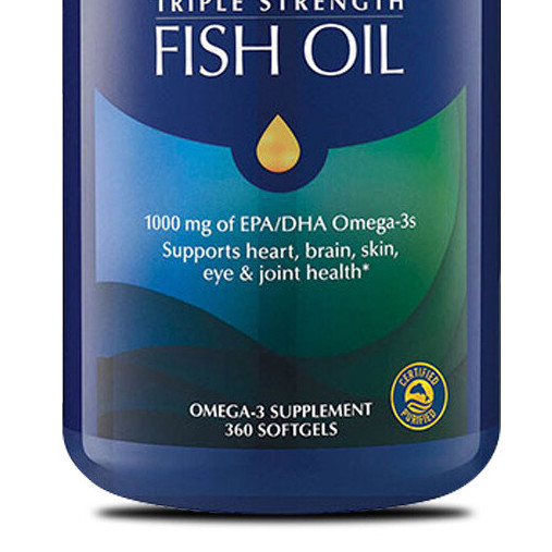 GNC 健安喜 三倍浓缩深海鱼油软胶囊 360粒保健产品包装创意设计欣赏(图2)