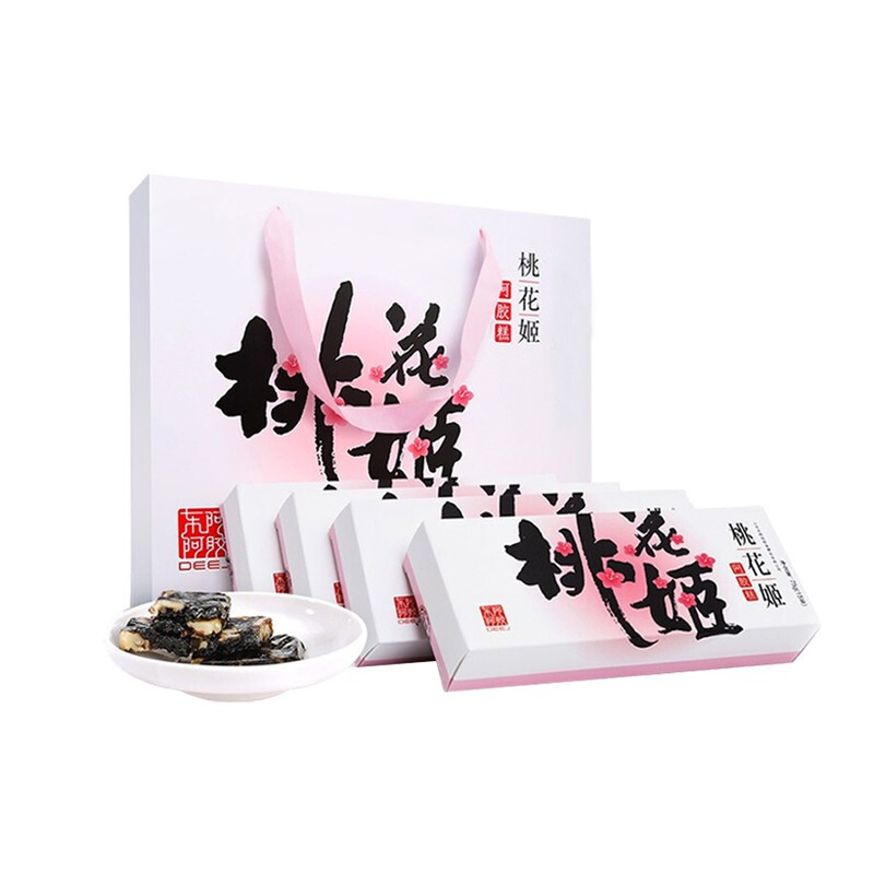 DEEJ 东阿阿胶 桃花胶 阿胶糕保健产品包装创意设计欣赏(图2)