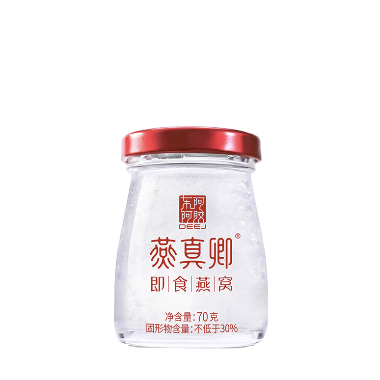 DEEJ 东阿阿胶 即食燕窝 70g*15瓶 礼盒装保健产品包装创意设计欣赏(图1)