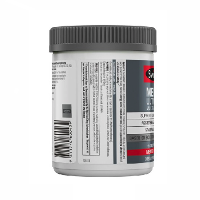 Swisse 斯维诗 Ultivite 美版 男士复合维生素片 120片保健产品包装创意设计欣赏(图2)