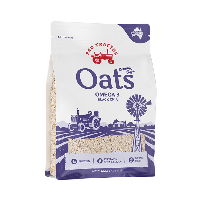 奇亚籽燕麦片包装设计作品欣赏(图1)