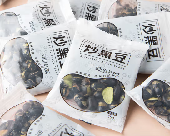 即食炒黑豆包装设计作品欣赏(图1)