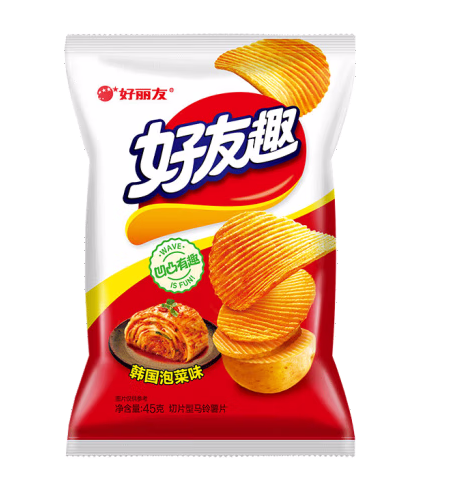 泡菜味薯片包装袋设计作品欣赏(图1)