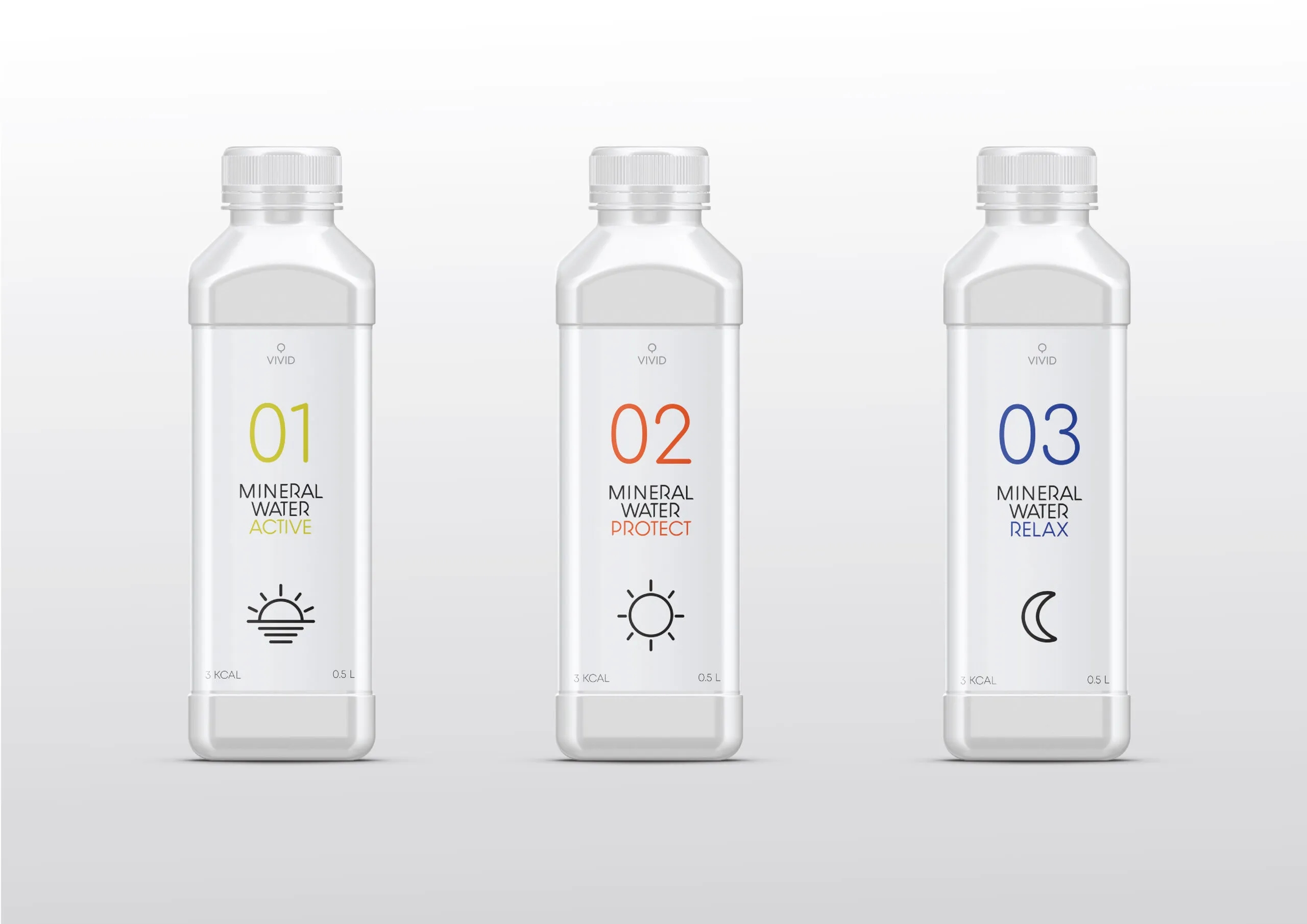 简约的功能水包装设计欣赏(图1)