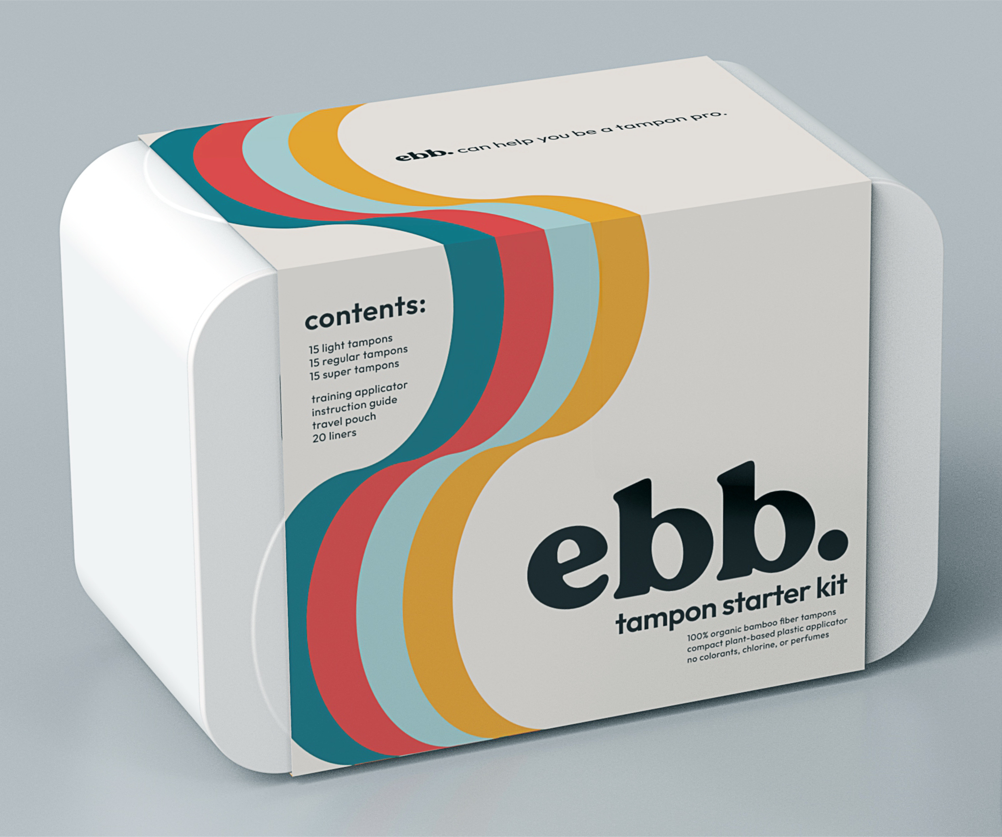 卫生棉条外包装盒设计欣赏(图1)