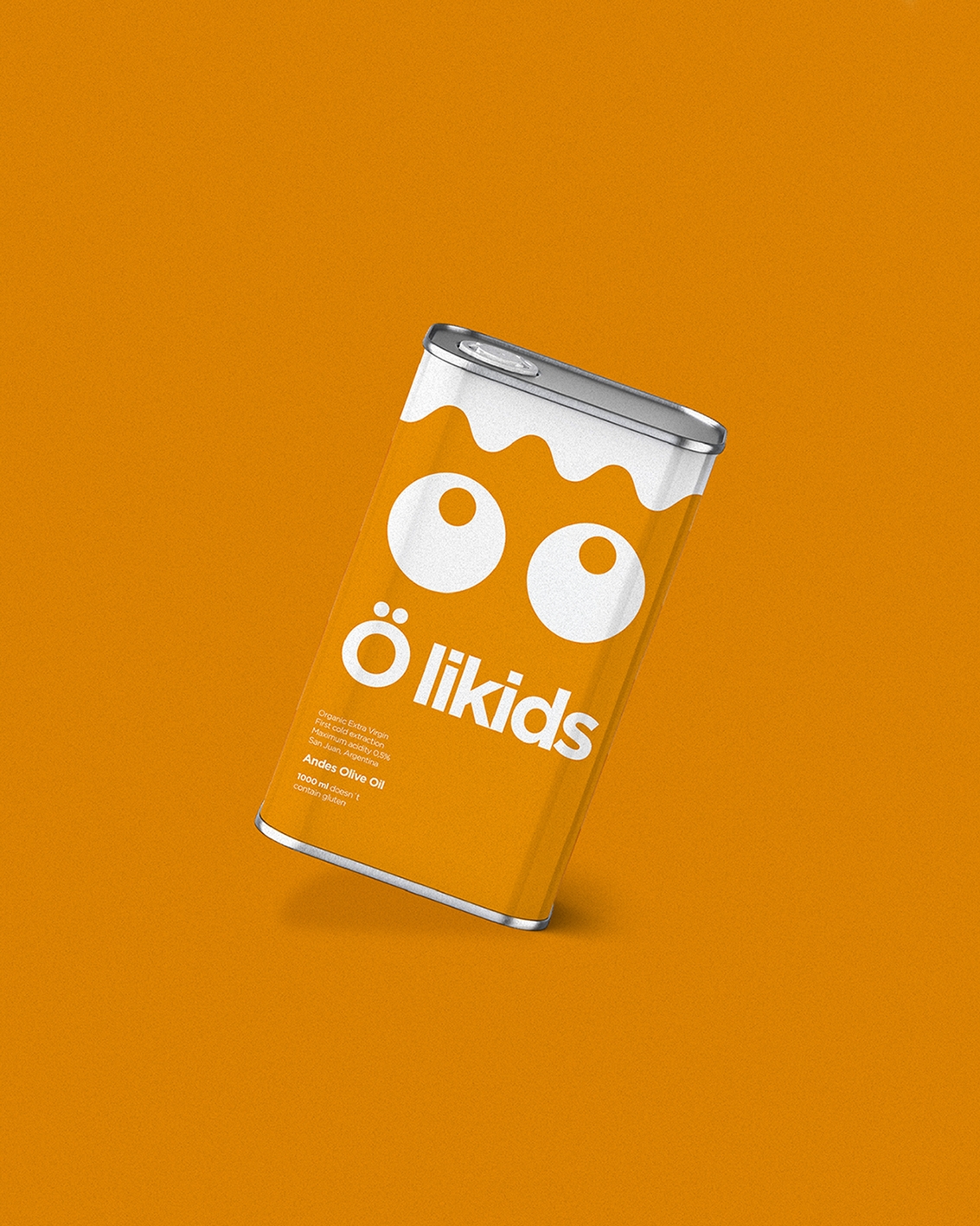 有趣的儿童橄榄油包装罐设计欣赏(图1)