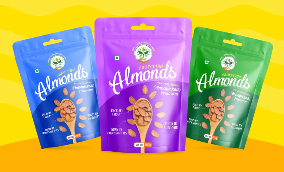杏仁干果包装袋如何设计(图1)