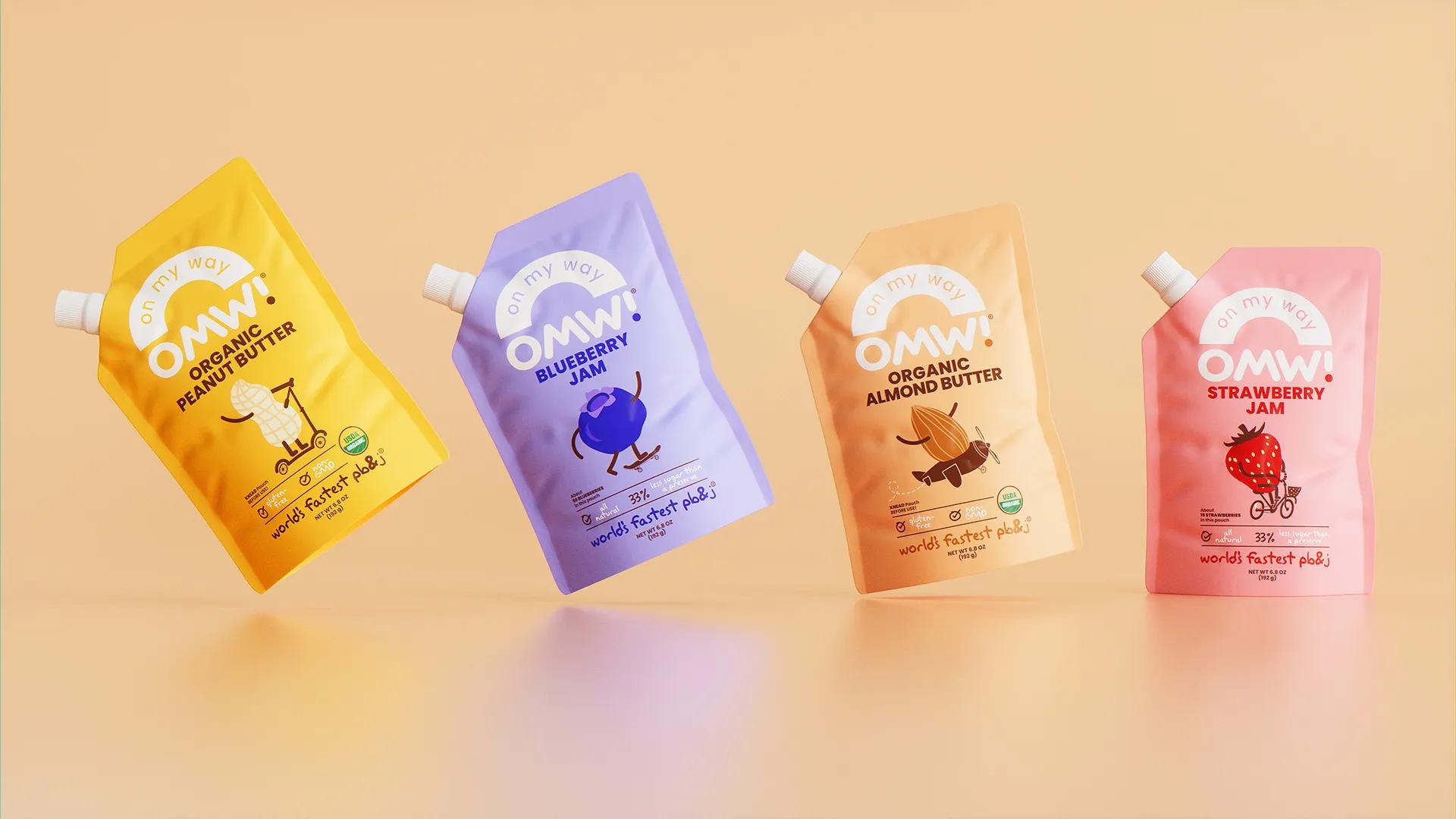 有趣的袋装果酱包装设计欣赏(图1)