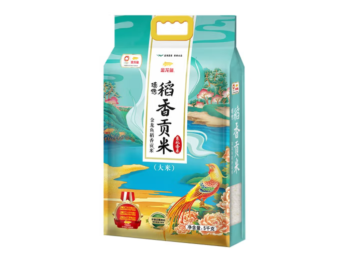 稻香贡米包装袋设计怎么做好(图1)