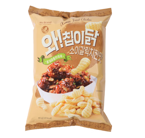 酱油蒜香炸鸡味小吃食品包装如何设计(图1)