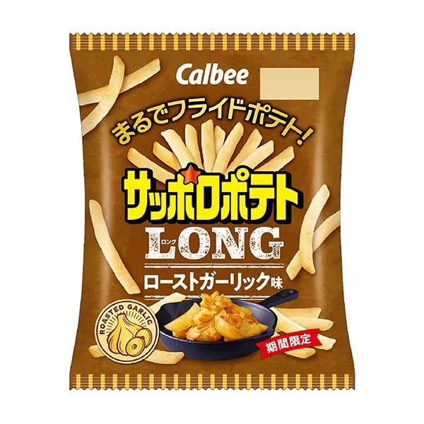 烤大蒜味薯条包装袋设计怎么做好(图1)