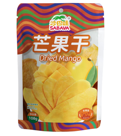 休闲零食芒果干包装设计怎么做有吸引力(图1)