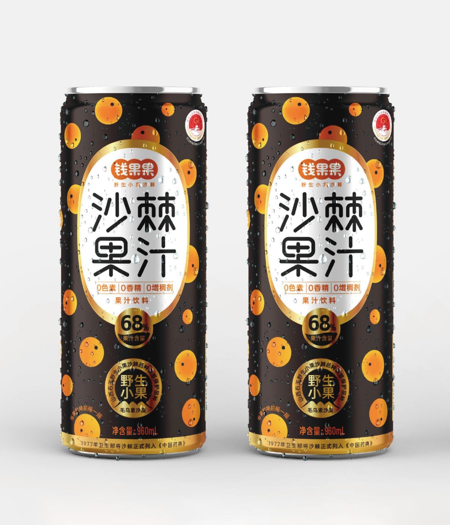 钱果果野生小果沙棘品牌包装策划设计(图1)