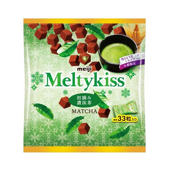 食品包装设计欣赏麦蒂基斯初摘浓抹茶 (明治) 2022年12月6日发售包装设计欣赏(图1)