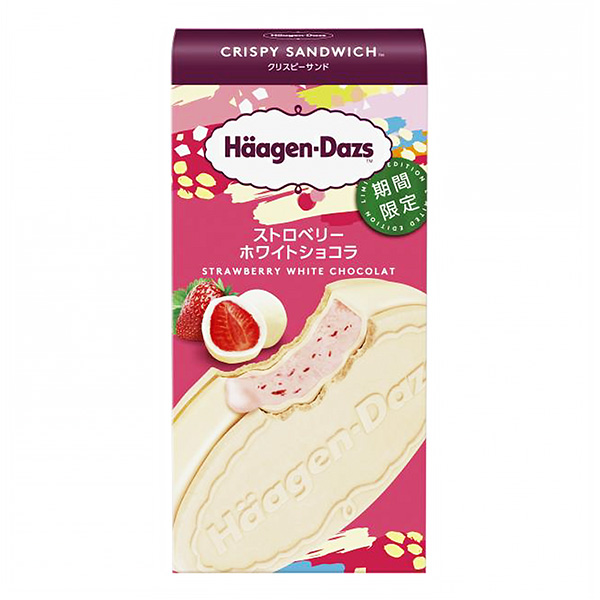 哈根达斯酥三明治草莓包装设计欣赏(图1)