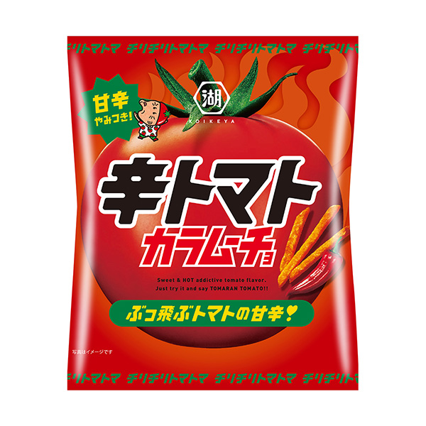 棒棒卡拉姆乔辣番茄湖池屋包装设计(图1)