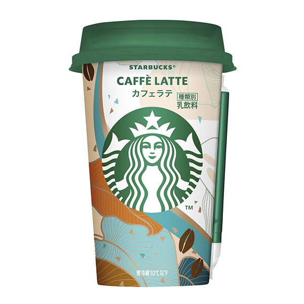 星巴克拿铁咖啡包装设计欣赏(图1)