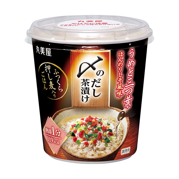 高汤茶泡饭梅和三叶丸美屋食品工业食品饮料包装设计(图1)