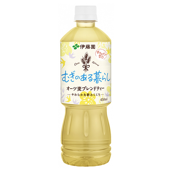 有麦子的生活燕麦混合茶伊藤园食品饮料包装设计(图1)