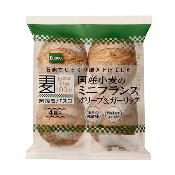 烤窑意大利面国产小麦的迷你法国橄榄敷岛制面包食品饮料包装设计(图1)