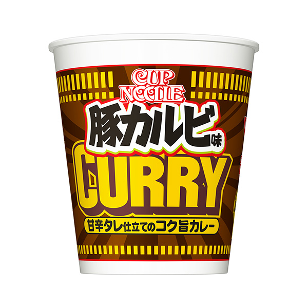 杯面猪排骨味咖喱大日清食品食品饮料包装设计(图1)