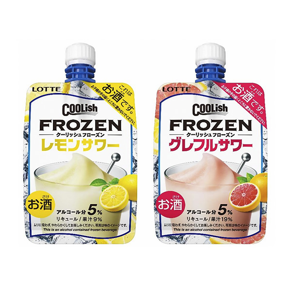 脆嫩冰淇淋柠檬酸奶格雷夫尔酸奶乐天食品饮料包装设计(图1)