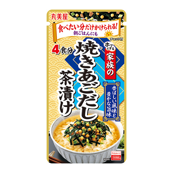 家人的烤下巴茶泡饭丸美屋食品工业食品饮料包装设计(图1)