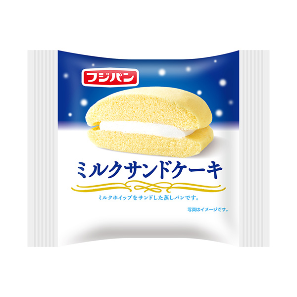 牛奶夹心蛋糕富士面包食品饮料包装设计(图1)