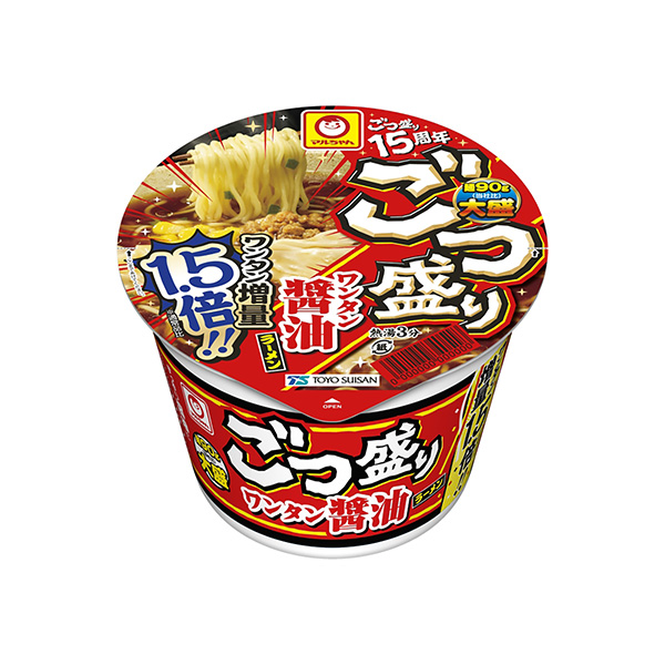 包装设计欣赏麻辣烫＜馄饨酱油拉面馄饨增量1.5倍＞ (东洋水产) (图1)