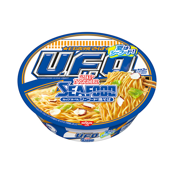 包装设计欣赏日清炒面U.F.O.＜杯面海鲜炒面＞ (日清食品) (图1)