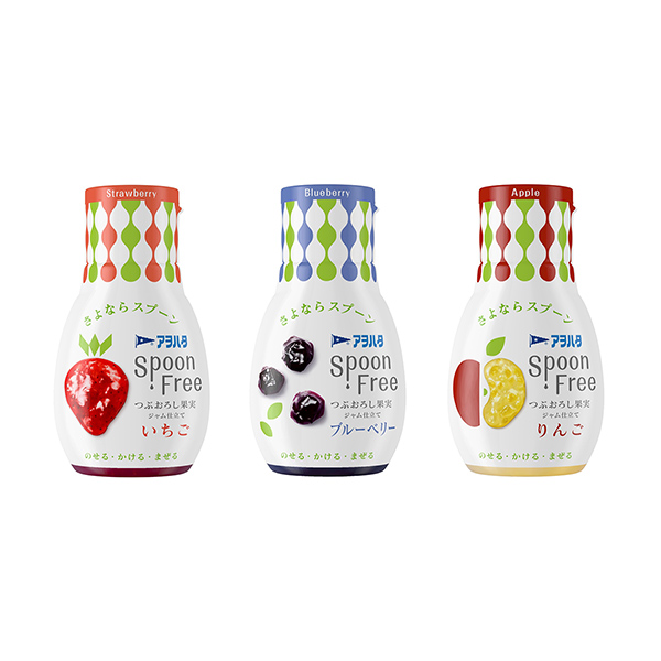 包装设计欣赏Spoon Free ＜草莓＞ ＜蓝莓＞ ＜苹果＞ (苹果) (图1)